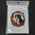 Appenzeller Sennenhund Christmas Flowers Greeting Cards Pack of 8