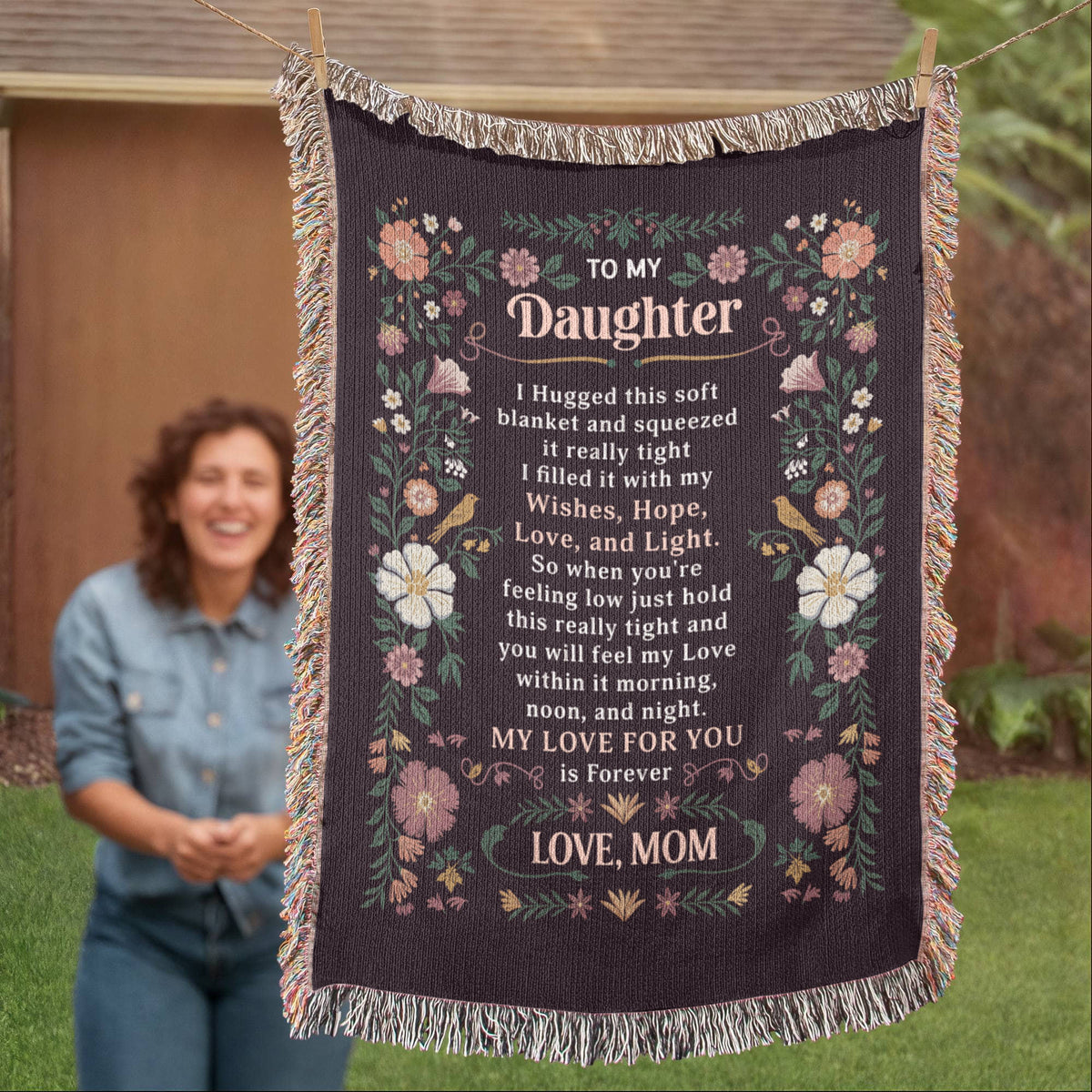 To My Daughter - Heirloom Blanket